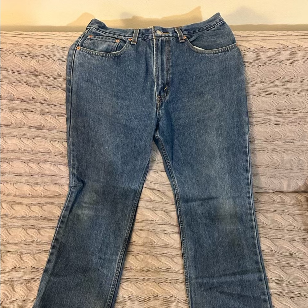 Levi's Blue Straight Jeans with Classic Denim Style